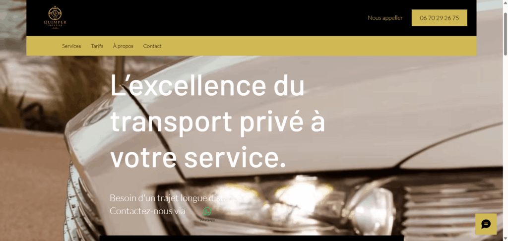 Quimper prestige VTC