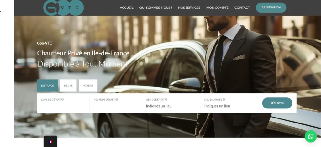 Chauffeur VTC en Île de France