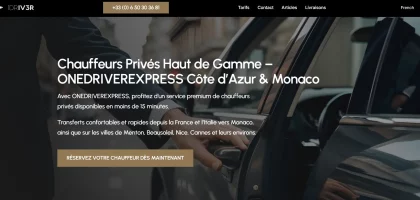 Chauffeur VTC à Menton